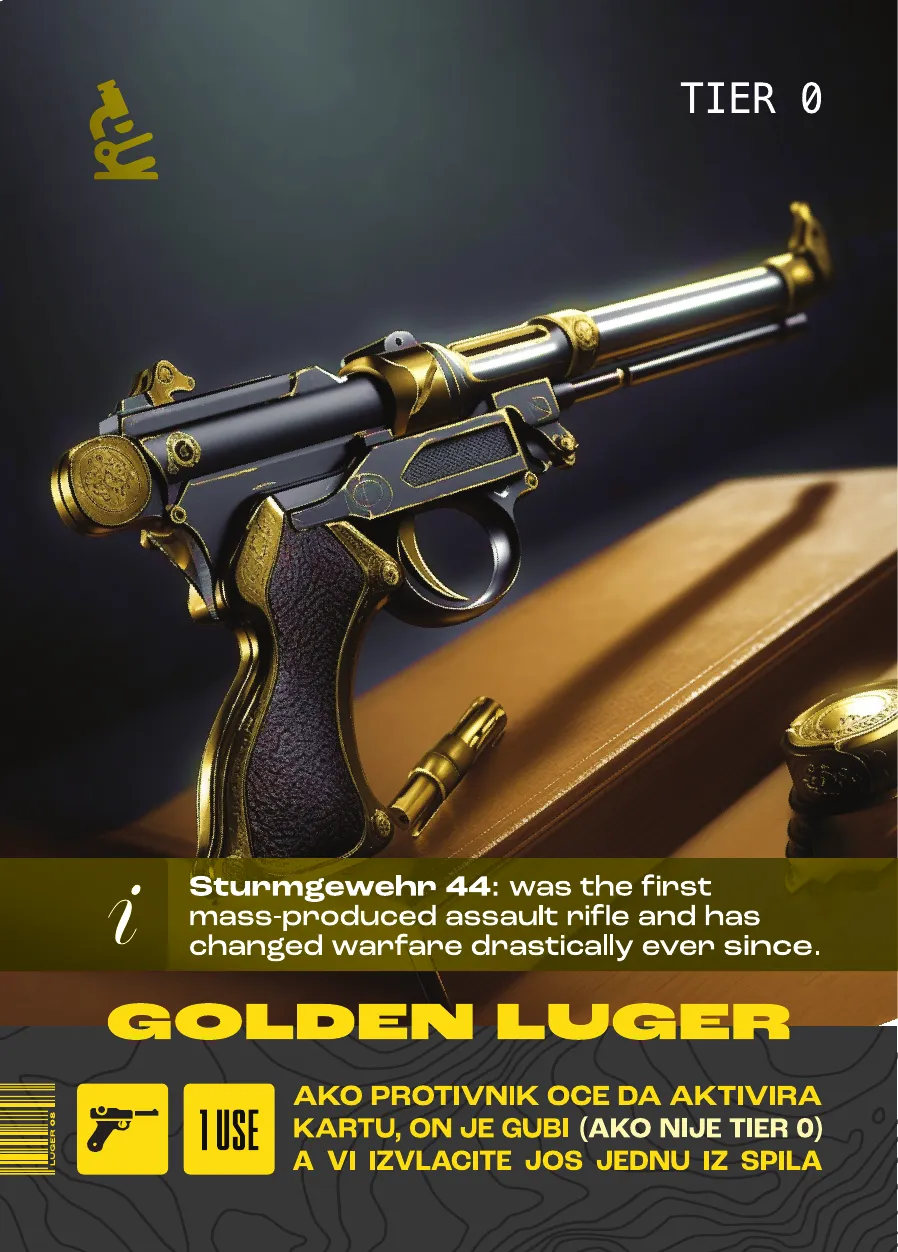 Golden Luger, a Tier 0 card